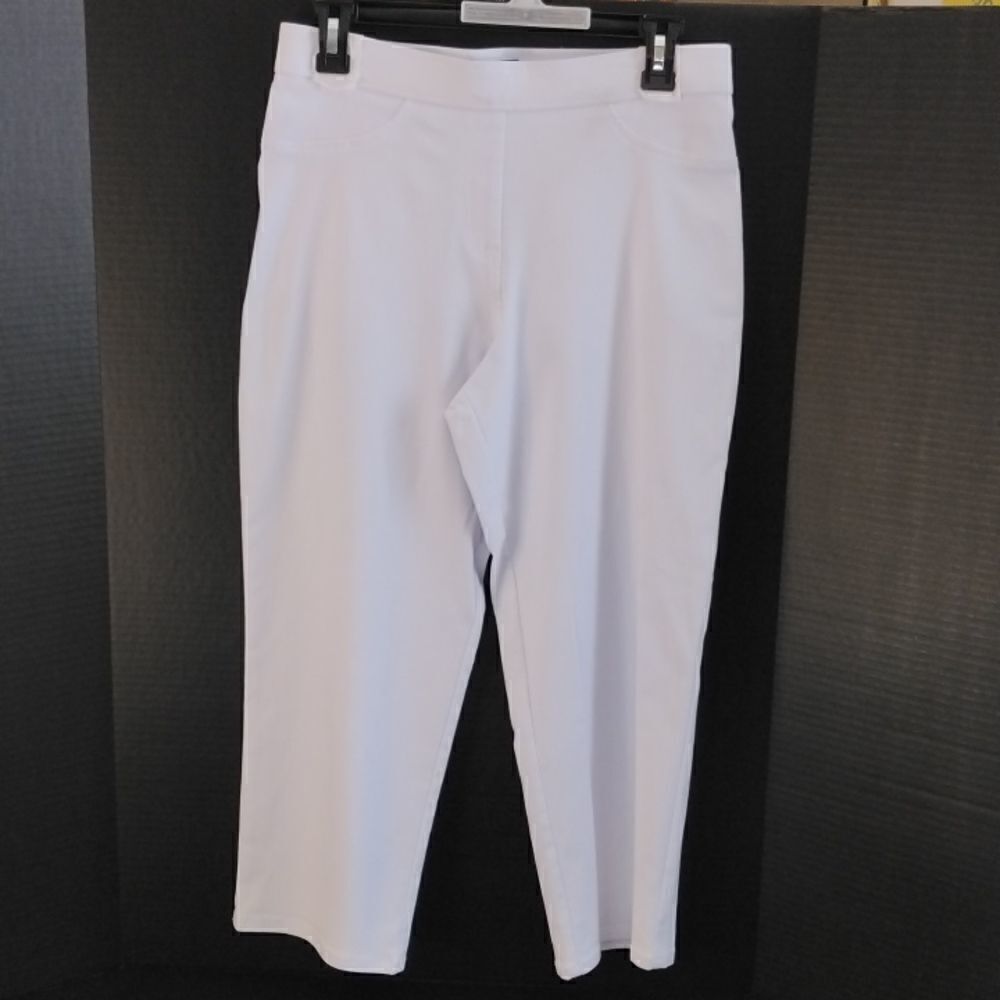 White Dress Capri Pants